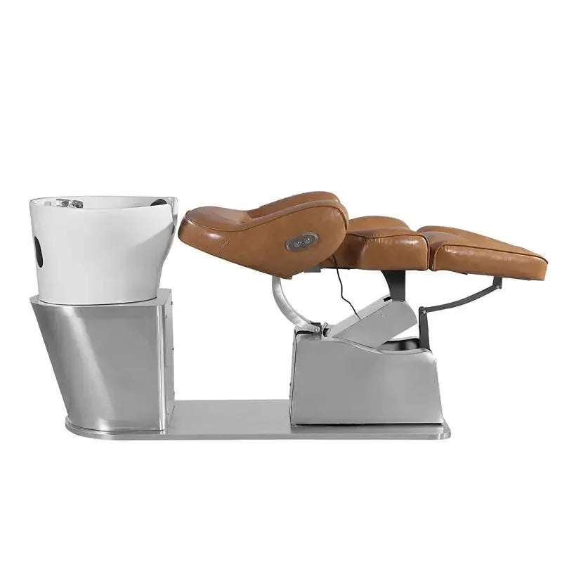 Electric Wash Station with Adjustable Seat & Leg Support