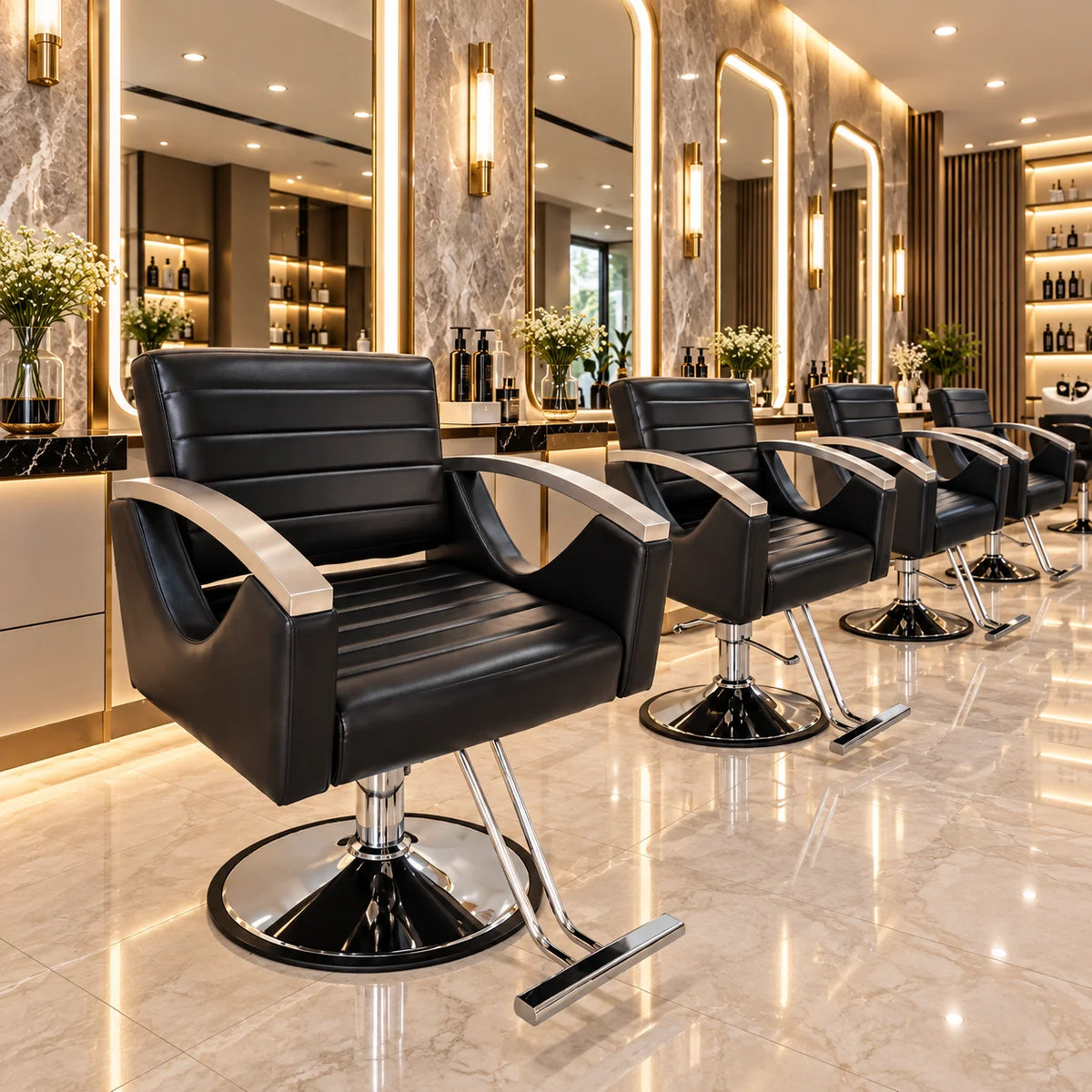 Contemporary Black Styling Chair for Salons