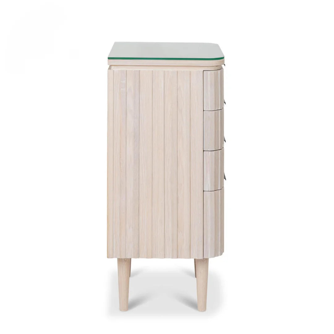 Modern Light Oak Salon Trolley