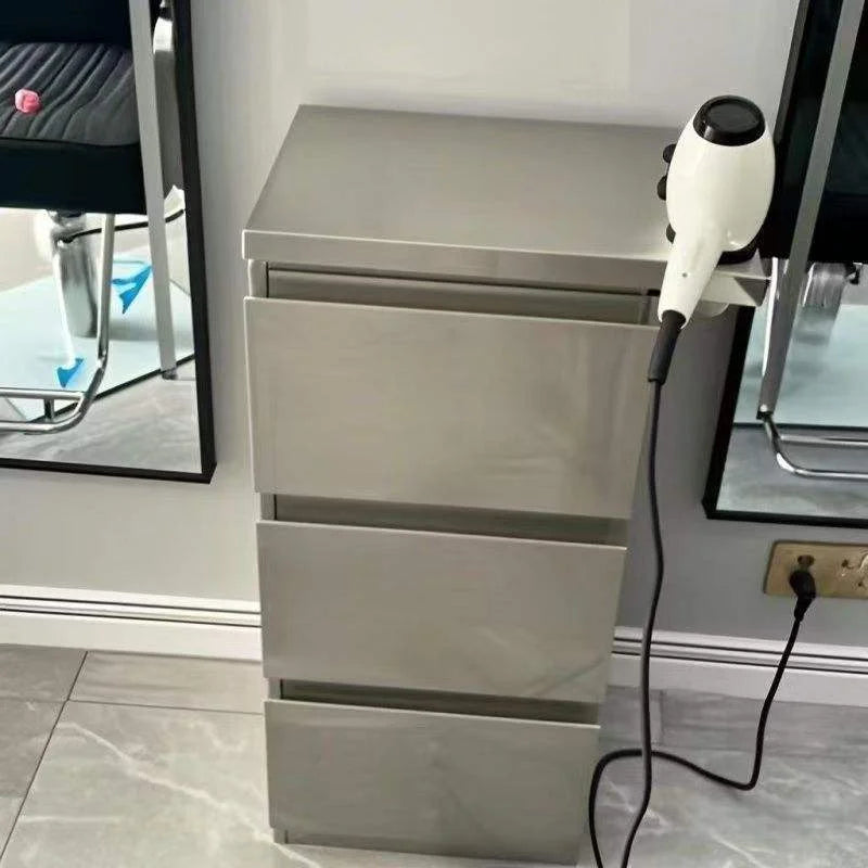 Barber Station Storage Unit with Work Surface