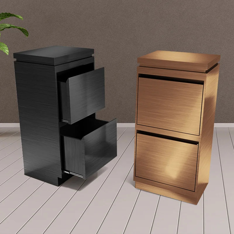 Dual Drawers Barber Styling Cabinet