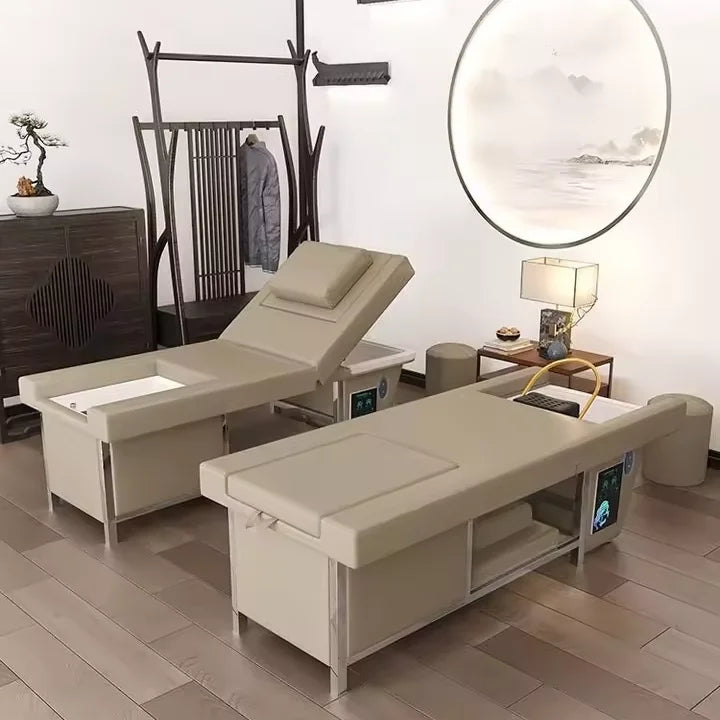 Electric Salon Shampoo Bed with Foot Bath