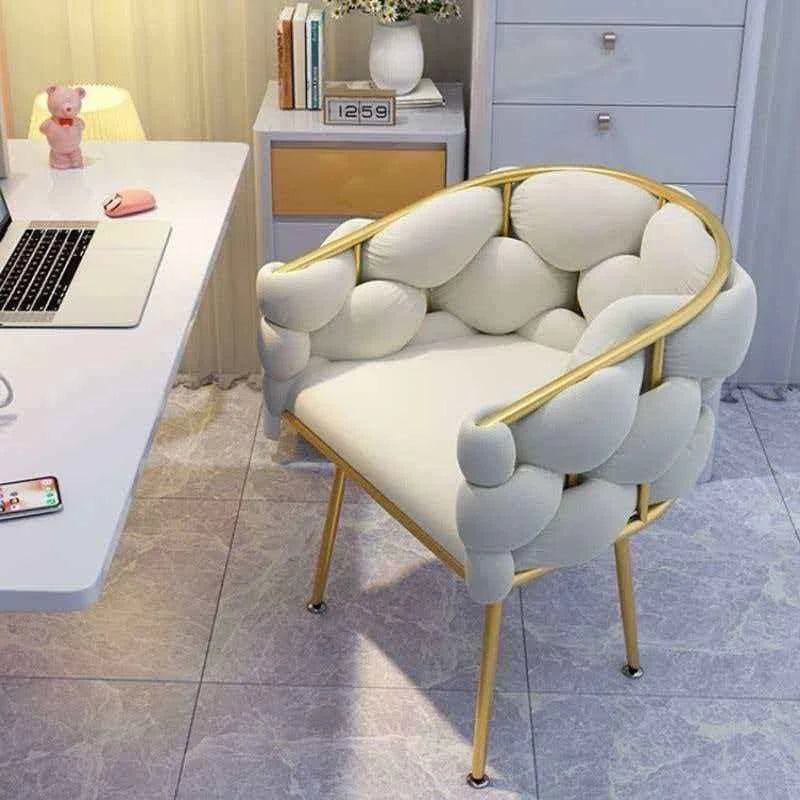 Bubble Tufted Cloud Upholstered Manicure Chair