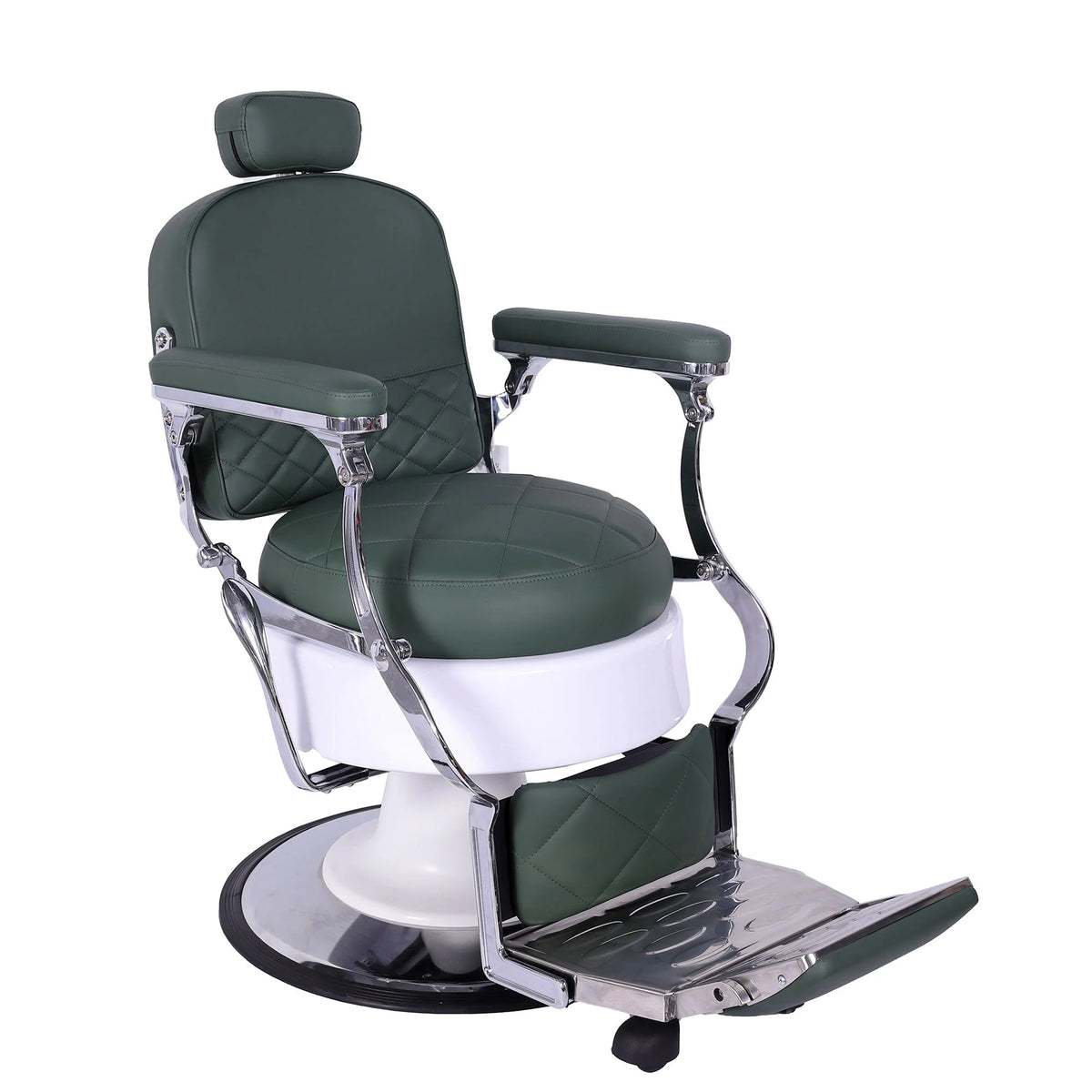 Reclining Barber Chair with Adjustable Backrest
