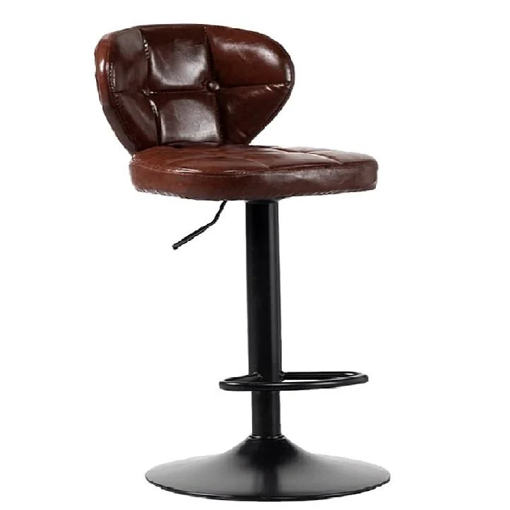 Modern Leather Tufted Salon Chair