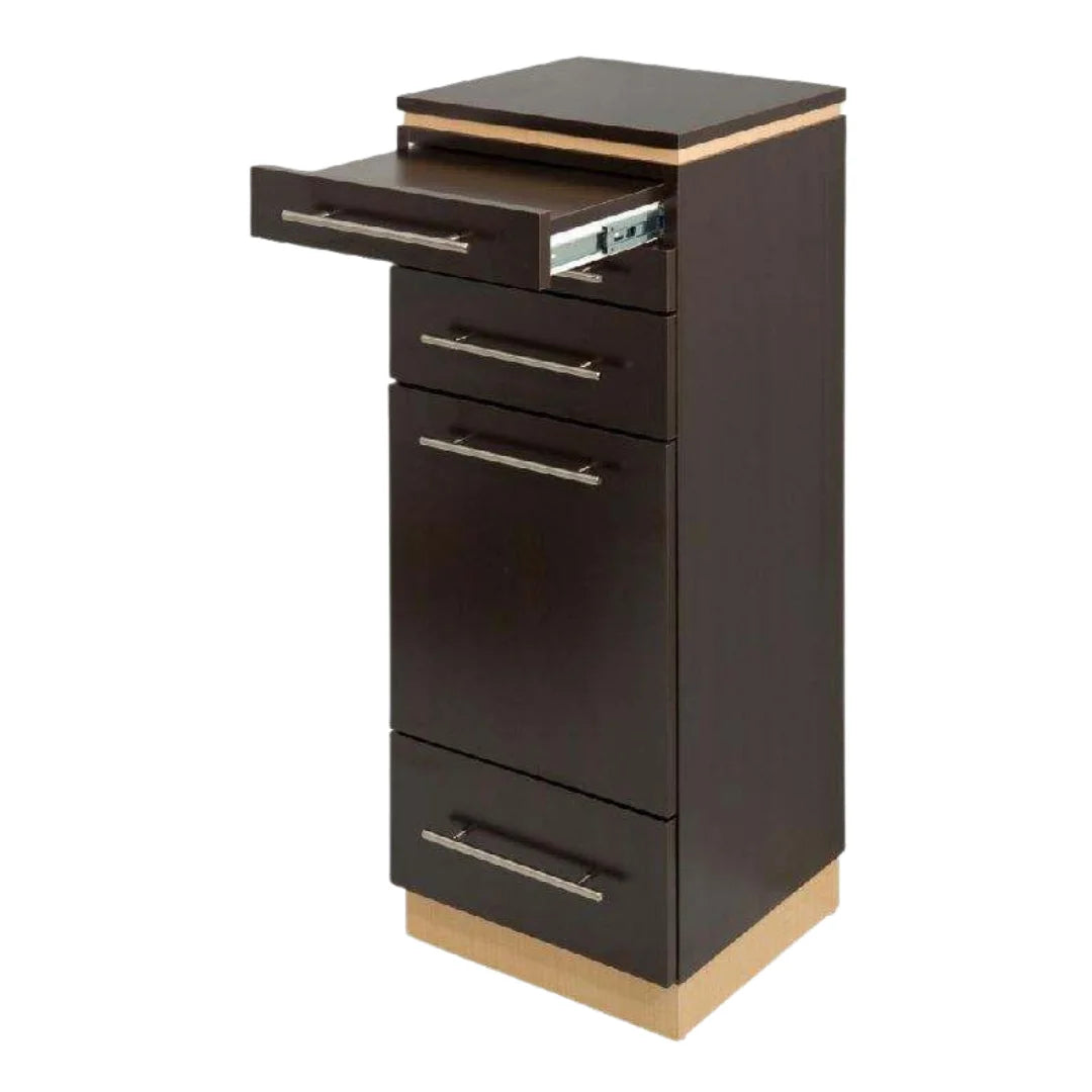 Hair Salon Trolley with Multi-Drawer Cabinet