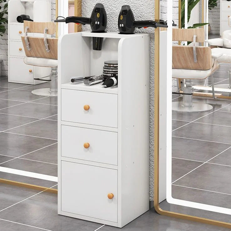 Modern Hair Styling Cabinet with Dual Dryer Holders