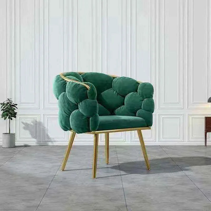 Bubble Tufted Cloud Upholstered Manicure Chair