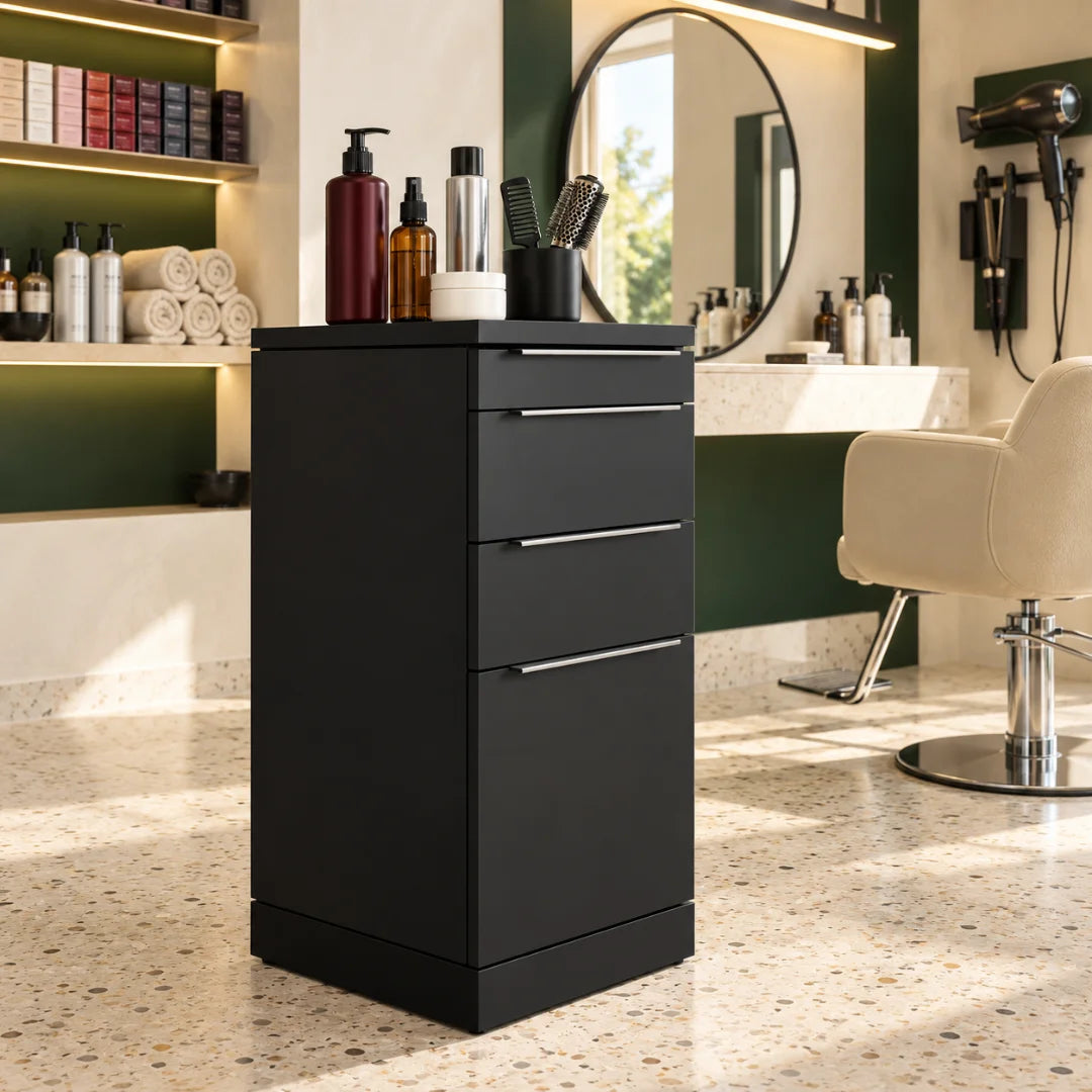 Luxury Wooden Salon Styling Trolley with Drawers