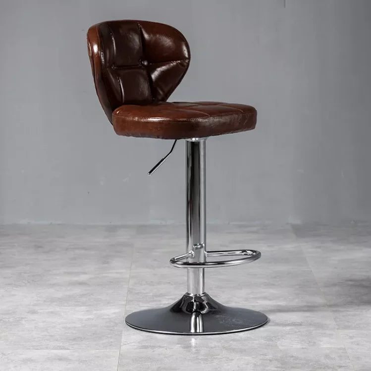 Modern Leather Tufted Salon Chair