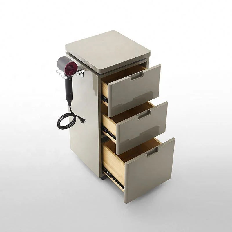 Modern 3-Drawer Salon Trolley