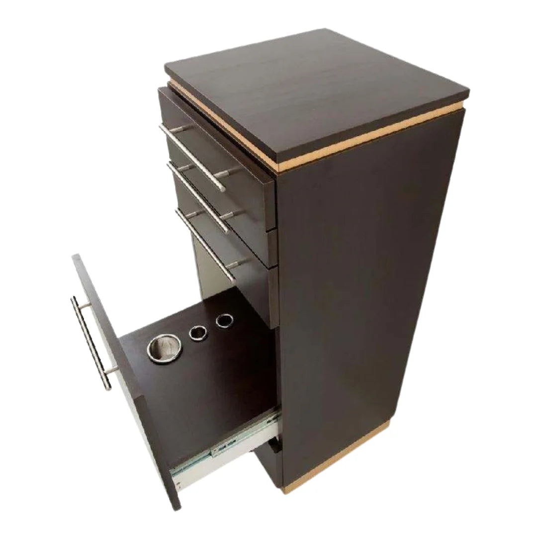 Hair Salon Trolley with Multi-Drawer Cabinet