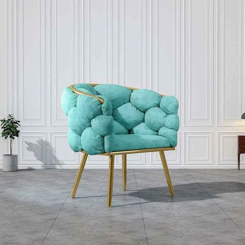 Bubble Tufted Cloud Upholstered Manicure Chair