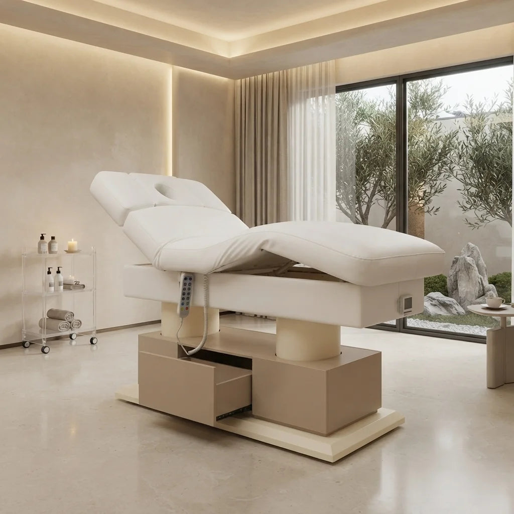 High-End Adjustable Spa Treatment Bed