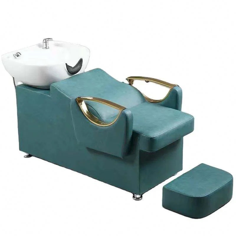 Professional Salon Backwash Unit with Ceramic Basin