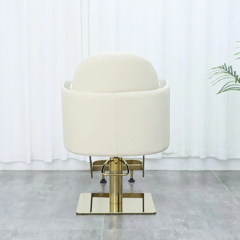 Luxury Gold Hydraulic Salon Styling Chair