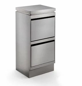 Dual Drawers Barber Styling Cabinet