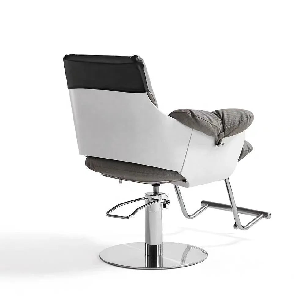 Modern Salon Styling Chair with Cushioned Armrests