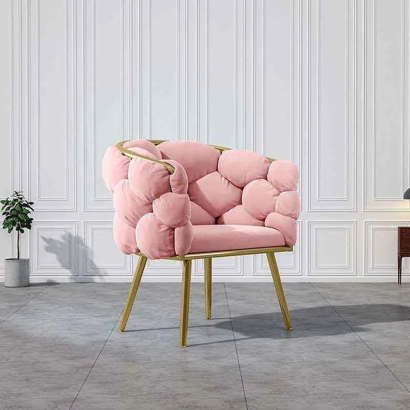 Bubble Tufted Cloud Upholstered Manicure Chair