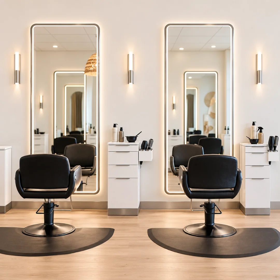 Luxury Wooden Salon Styling Trolley with Drawers
