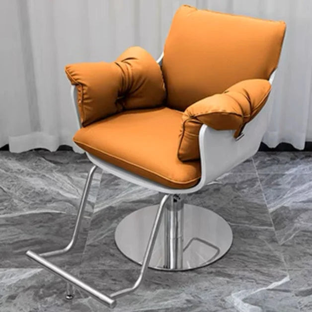 Modern Salon Styling Chair with Cushioned Armrests