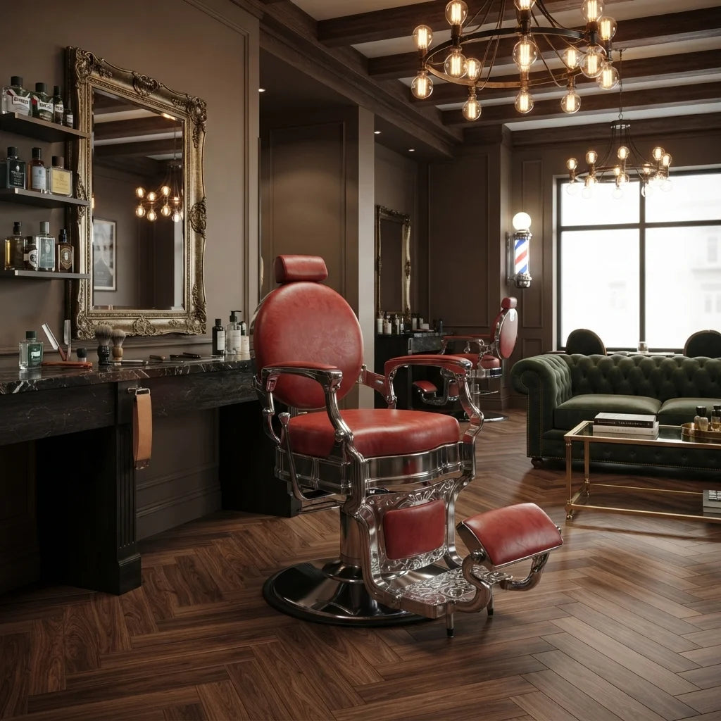 Vintage Luxury Barber Chair