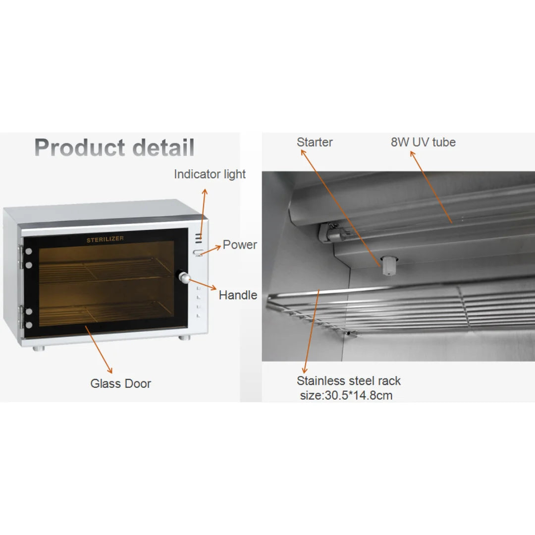 Salon & Barber UV Sterilizing Cabinet