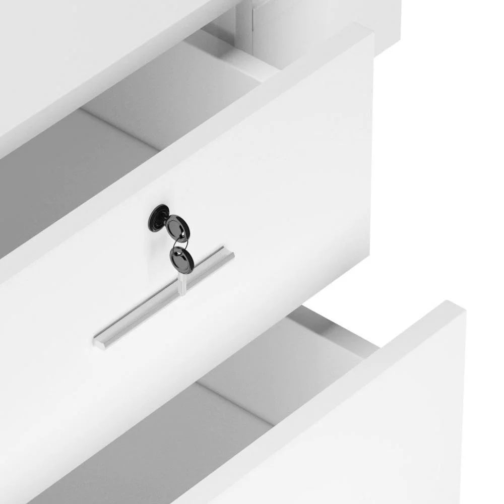 Black White Barber Styling Unit with Tool Organization