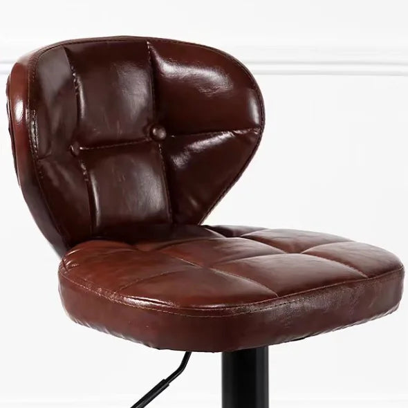 Modern Leather Tufted Salon Chair