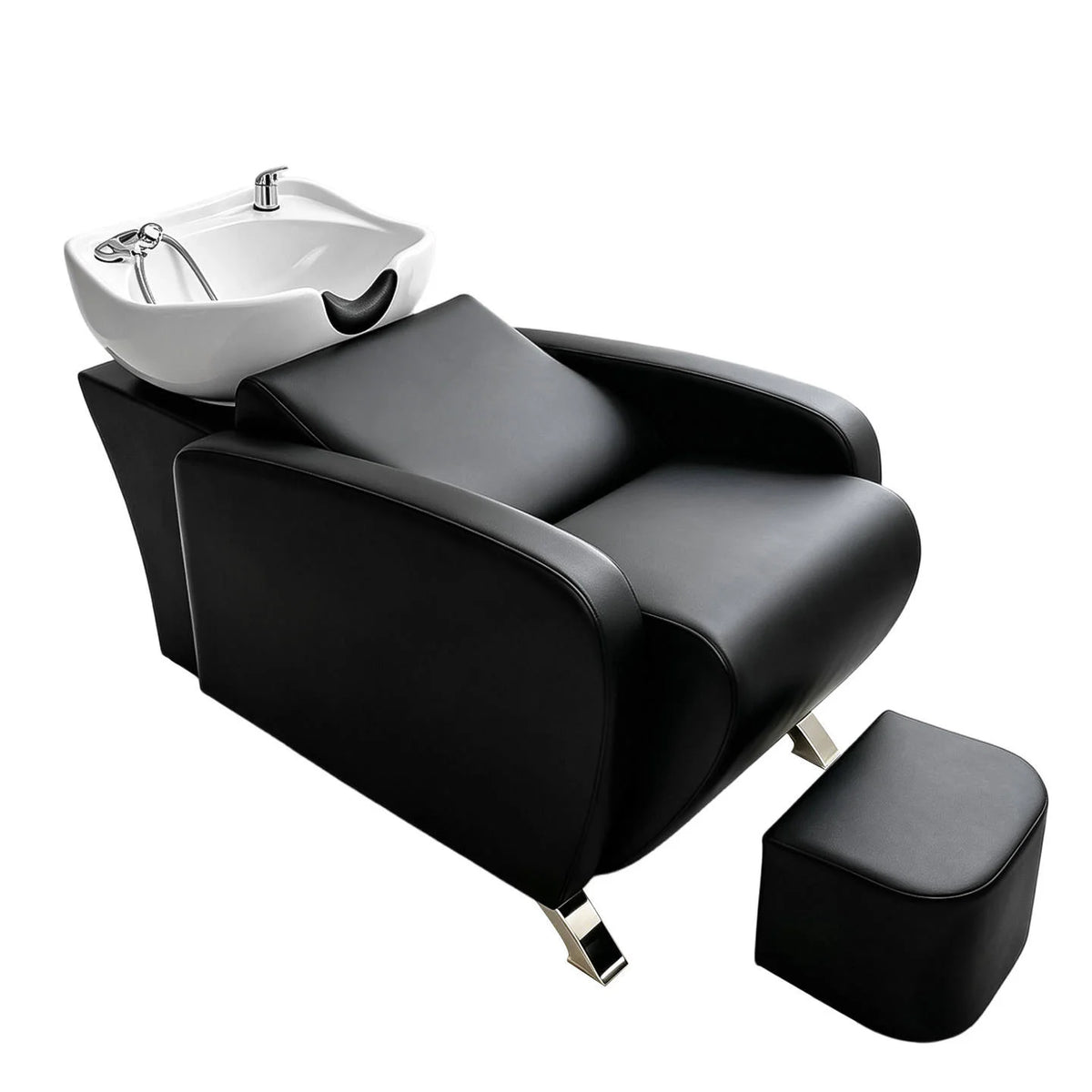 Salon Shampoo Chair with Matching Footstool