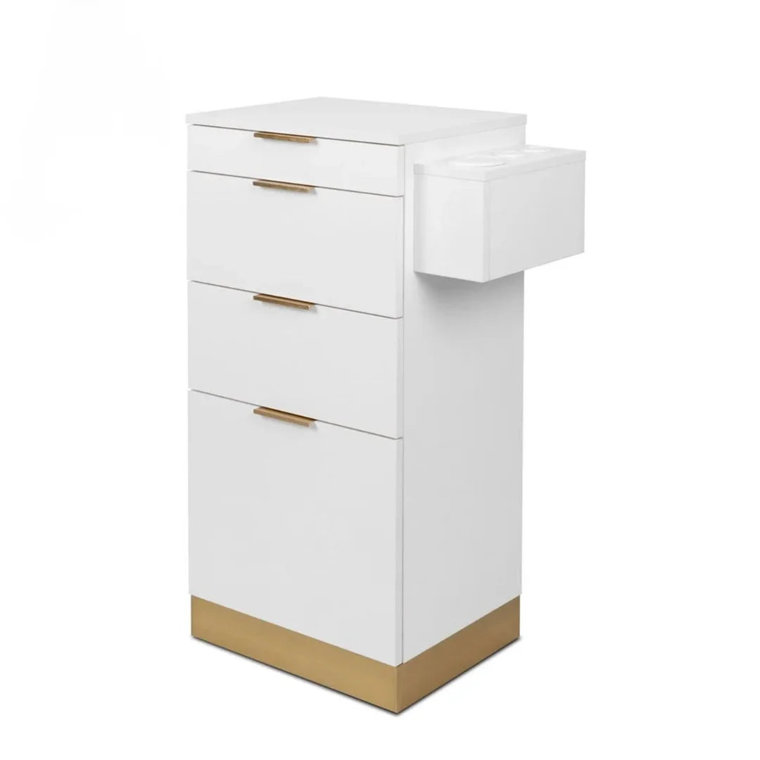 Luxury Wooden Salon Styling Trolley with Drawers